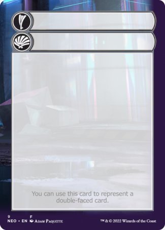 Helper Card (9/9) [Kamigawa: Neon Dynasty Tokens] Magic: The Gathering