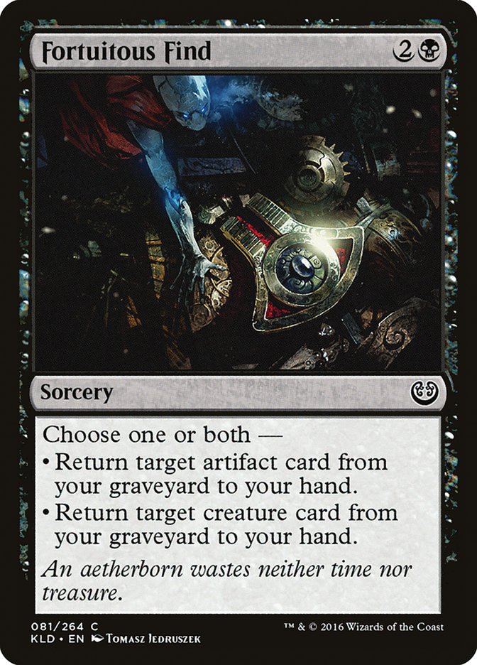 Fortuitous Find [Kaladesh] Magic: The Gathering