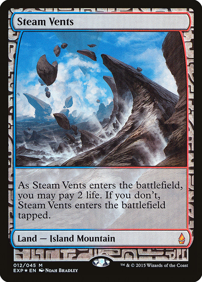 Steam Vents [Zendikar Expeditions] Magic: The Gathering