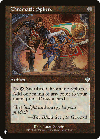 Chromatic Sphere [The List] Magic: The Gathering