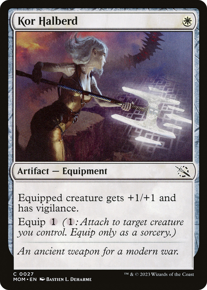 Kor Halberd [March of the Machine] Magic: The Gathering