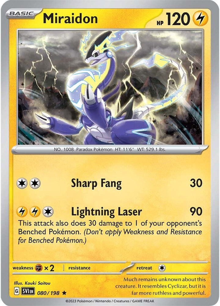 Miraidon (080/198) [Scarlet & Violet: Base Set] Pokémon