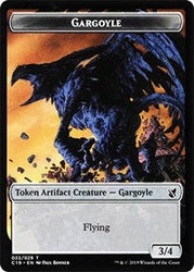 Gargoyle // Egg Double-Sided Token [Commander 2019 Tokens] Magic: The Gathering