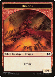 Spider // Dragon Double-Sided Token [Commander 2015 Tokens] Magic: The Gathering