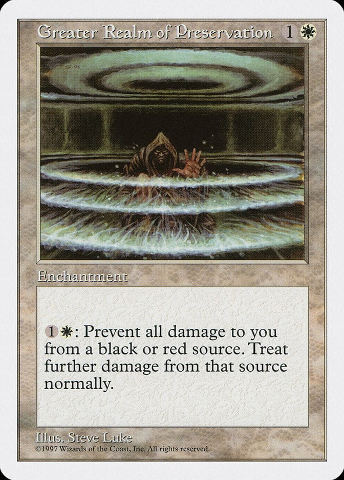Greater Realm of Preservation [Fifth Edition] Magic: The Gathering