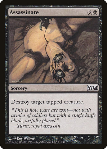 Assassinate [Magic 2011] Magic: The Gathering