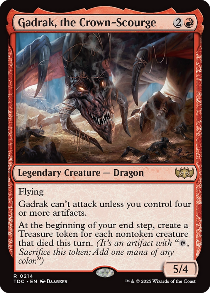 Gadrak, the Crown-Scourge [Tarkir: Dragonstorm Commander] Magic: The Gathering