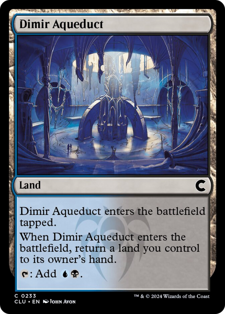 Dimir Aqueduct [Ravnica: Clue Edition] Magic: The Gathering