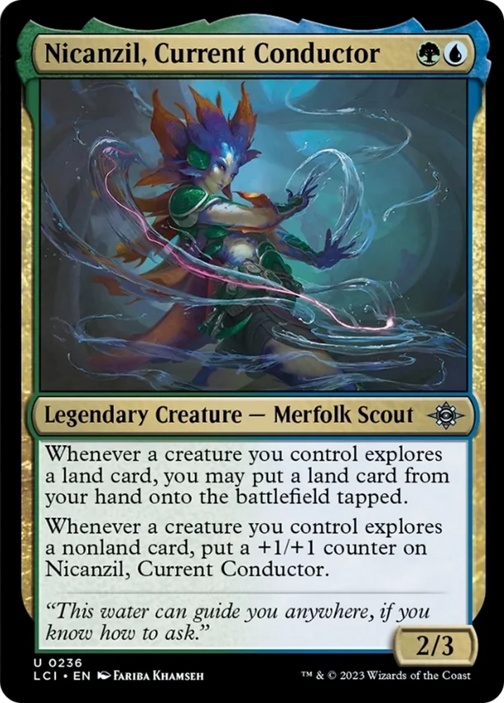 Nicanzil, Current Conductor [The Lost Caverns of Ixalan] Magic: The Gathering