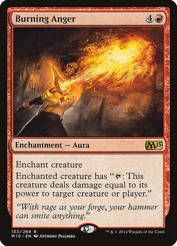 Burning Anger [Magic 2015] Magic: The Gathering