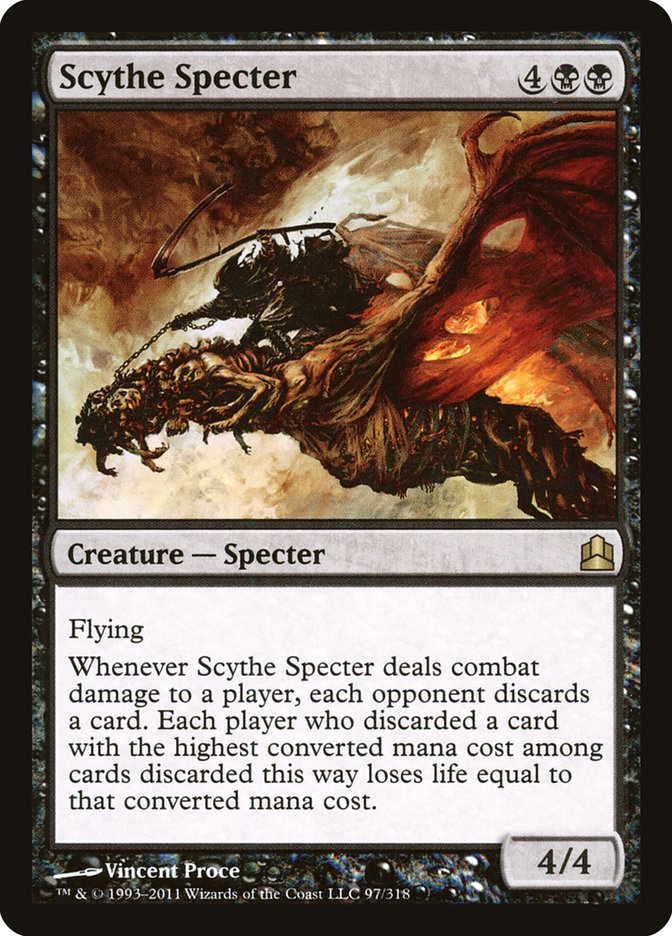 Scythe Specter [Commander 2011] Magic: The Gathering