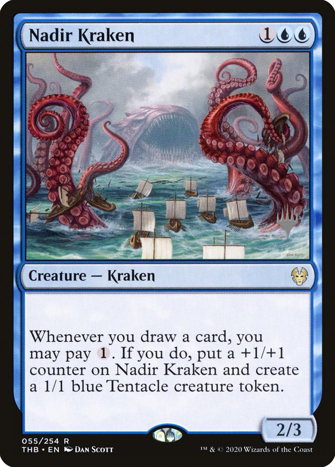 Nadir Kraken (Promo Pack) [Theros Beyond Death Promos] Magic: The Gathering