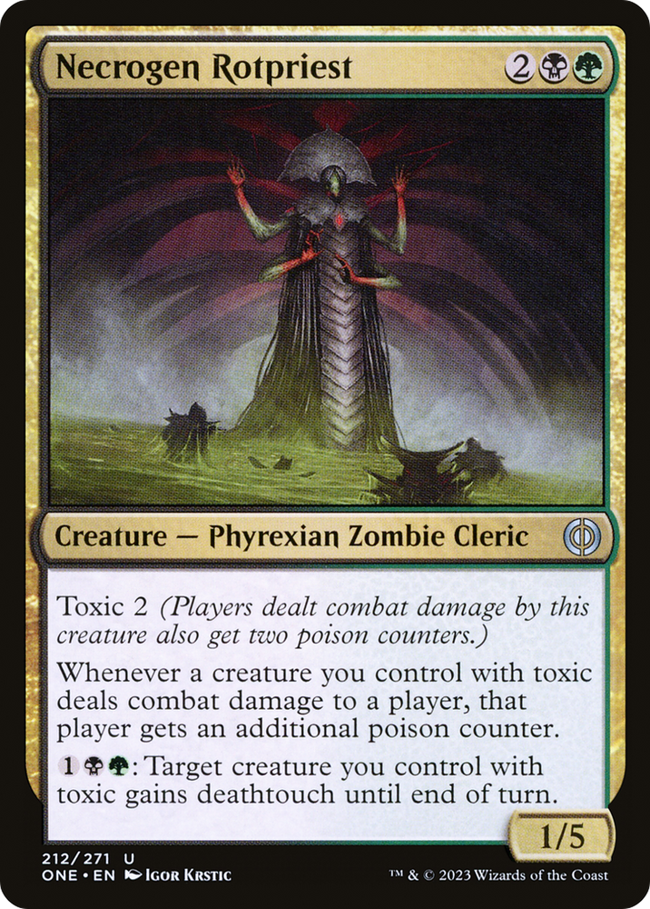 Necrogen Rotpriest [Phyrexia: All Will Be One] Magic: The Gathering