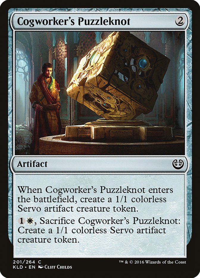 Cogworker's Puzzleknot [Kaladesh] Magic: The Gathering
