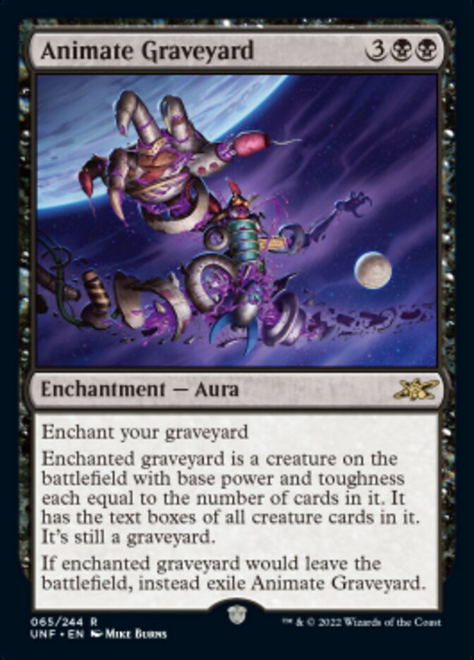 Animate Graveyard [Unfinity] Magic: The Gathering