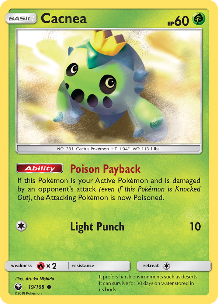 Cacnea (19/168) [Sun & Moon: Celestial Storm] Pokémon