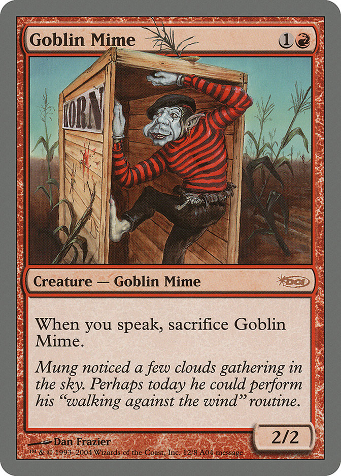 Goblin Mime [Arena League 2004] Magic: The Gathering