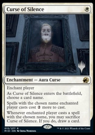 Curse of Silence (Promo Pack) [Innistrad: Midnight Hunt Promos] Magic: The Gathering