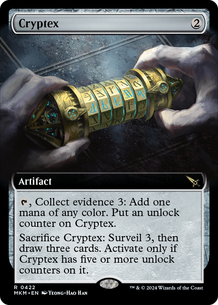 Cryptex (Extended Art) [Murders at Karlov Manor] Magic: The Gathering