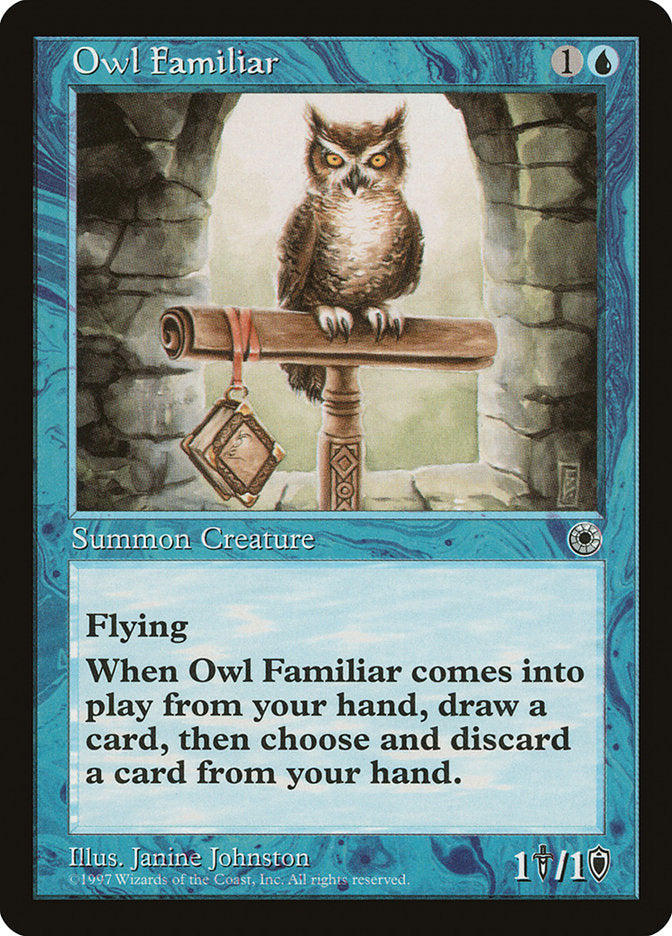 Owl Familiar [Portal] Magic: The Gathering