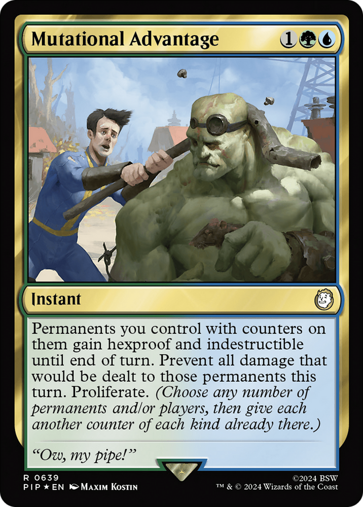 Mutational Advantage (Surge Foil) [Fallout] Magic: The Gathering