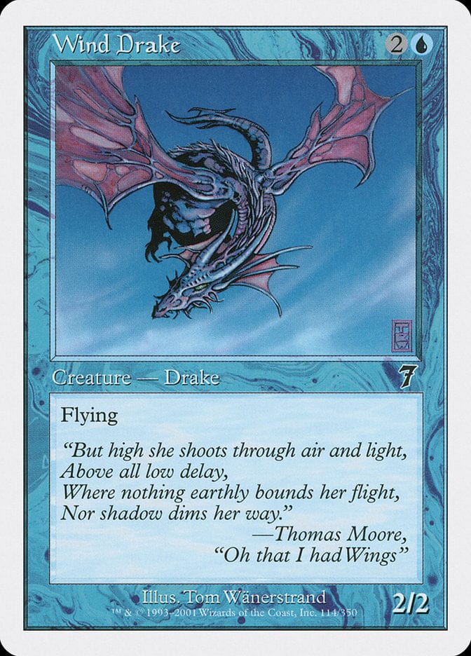 Wind Drake [Seventh Edition] Magic: The Gathering
