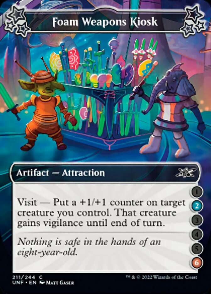 Foam Weapons Kiosk (2-6) [Unfinity] Magic: The Gathering