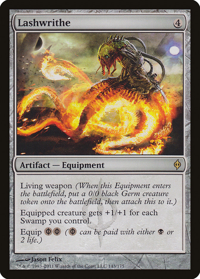 Lashwrithe [New Phyrexia] Magic: The Gathering