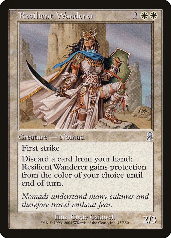Resilient Wanderer [Odyssey] Magic: The Gathering