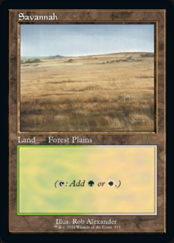 Savannah (Retro) [30th Anniversary Edition] Magic: The Gathering