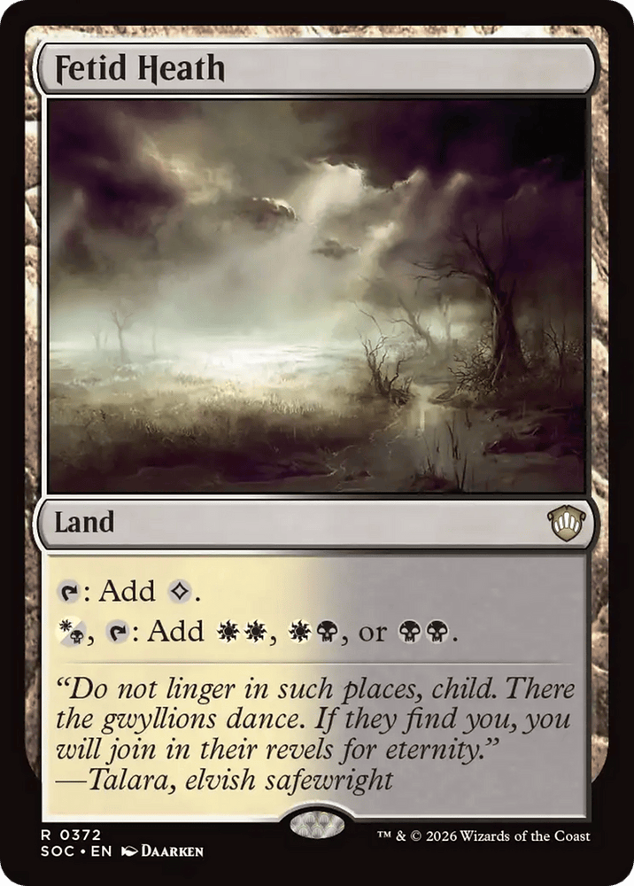 Fetid Heath [Secrets of Strixhaven Commander]