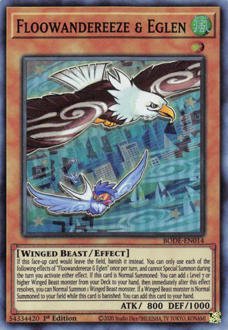Floowandereeze & Eglen [BODE-EN014] Super Rare - Yugioh Cards For Your TCG Needs!