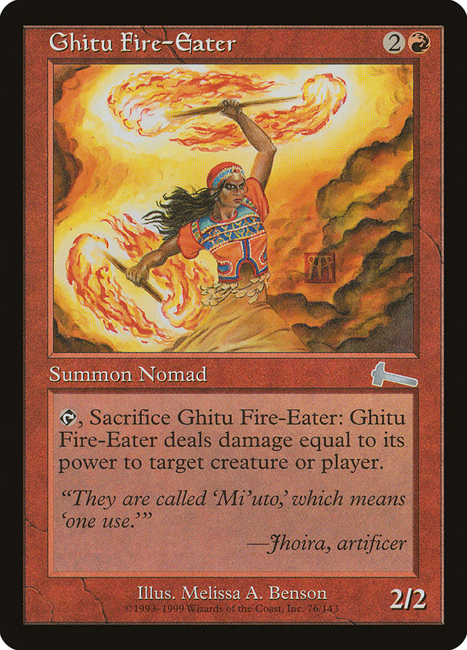 Ghitu Fire-Eater [Urza's Legacy] Magic: The Gathering
