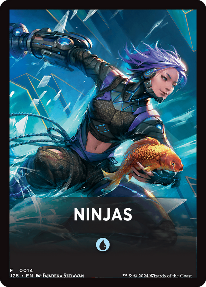 Ninjas Theme Card [Foundations Jumpstart Front Cards] Magic: The Gathering