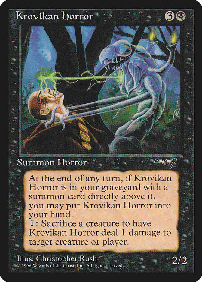Krovikan Horror [Alliances] Magic: The Gathering
