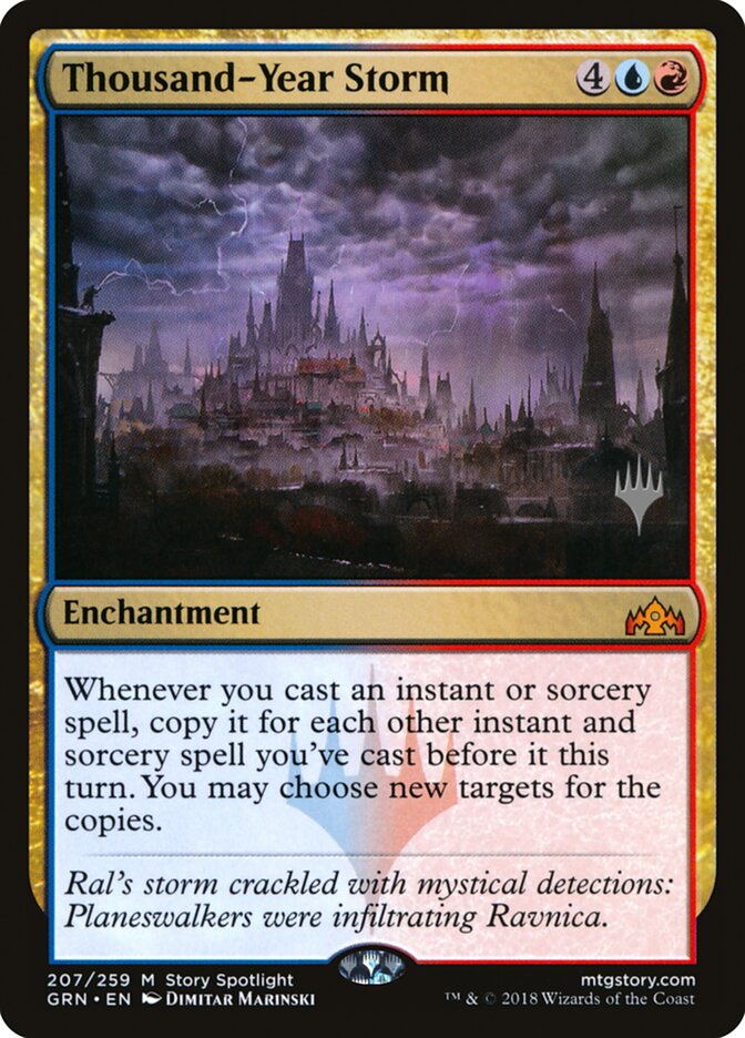 Thousand-Year Storm (Promo Pack) [Guilds of Ravnica Promos] Magic: The Gathering