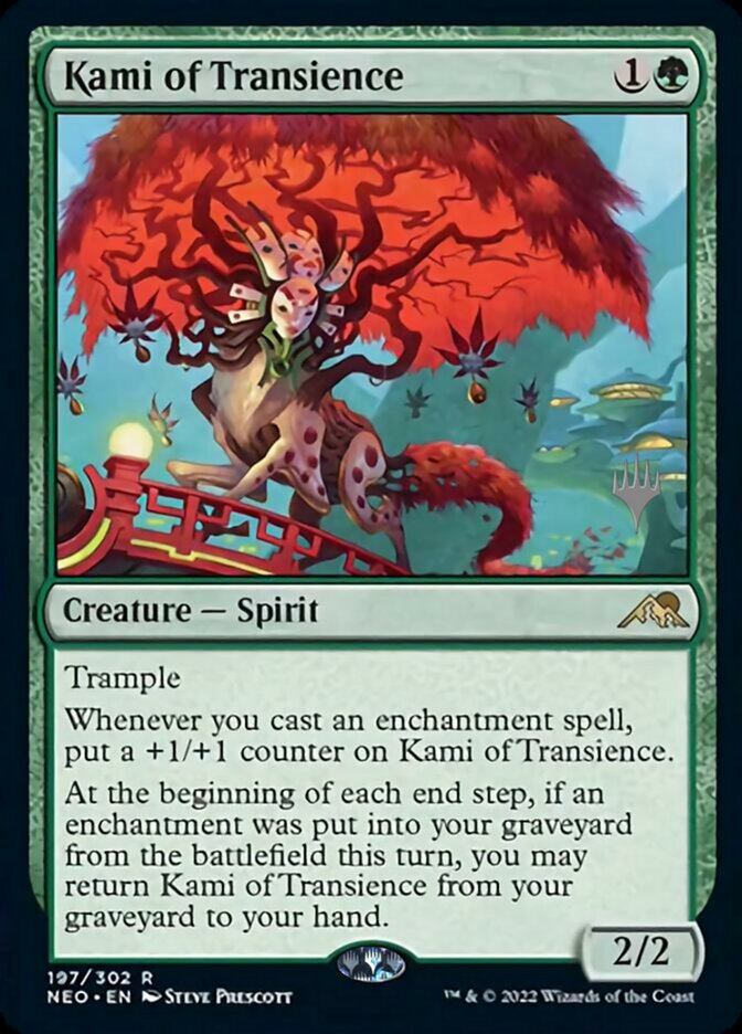 Kami of Transience (Promo Pack) [Kamigawa: Neon Dynasty Promos] Magic: The Gathering