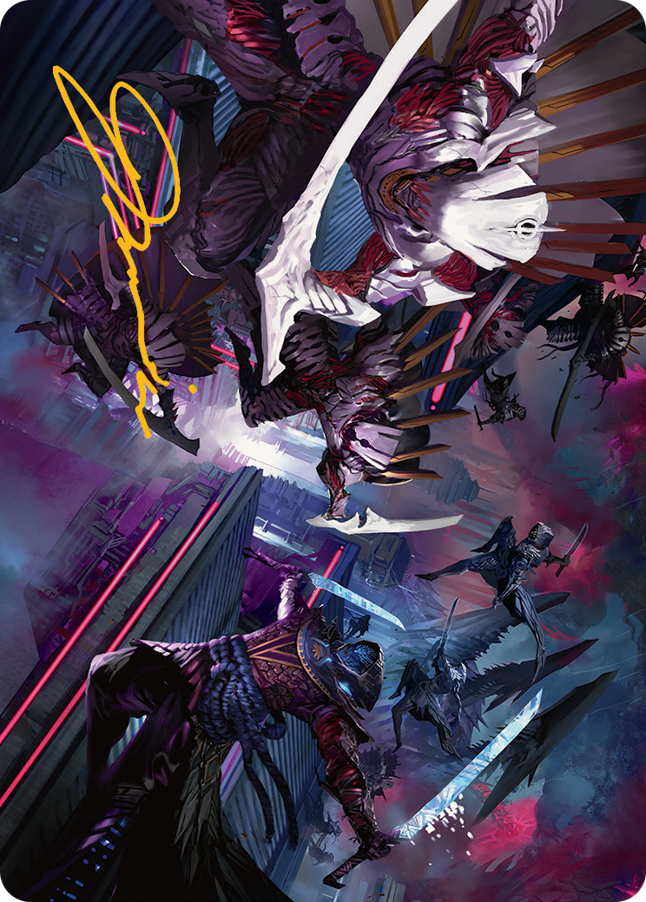 Invasion of Kamigawa Art Card (Gold-Stamped Signature) [March of the Machine Art Series] Magic: The Gathering