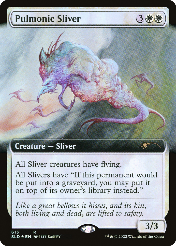 Pulmonic Sliver (Extended Art) [Secret Lair Drop Promos] Magic: The Gathering