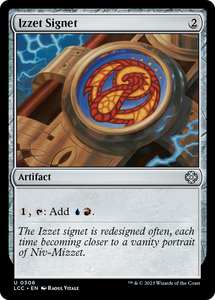 Izzet Signet [The Lost Caverns of Ixalan Commander] Magic: The Gathering