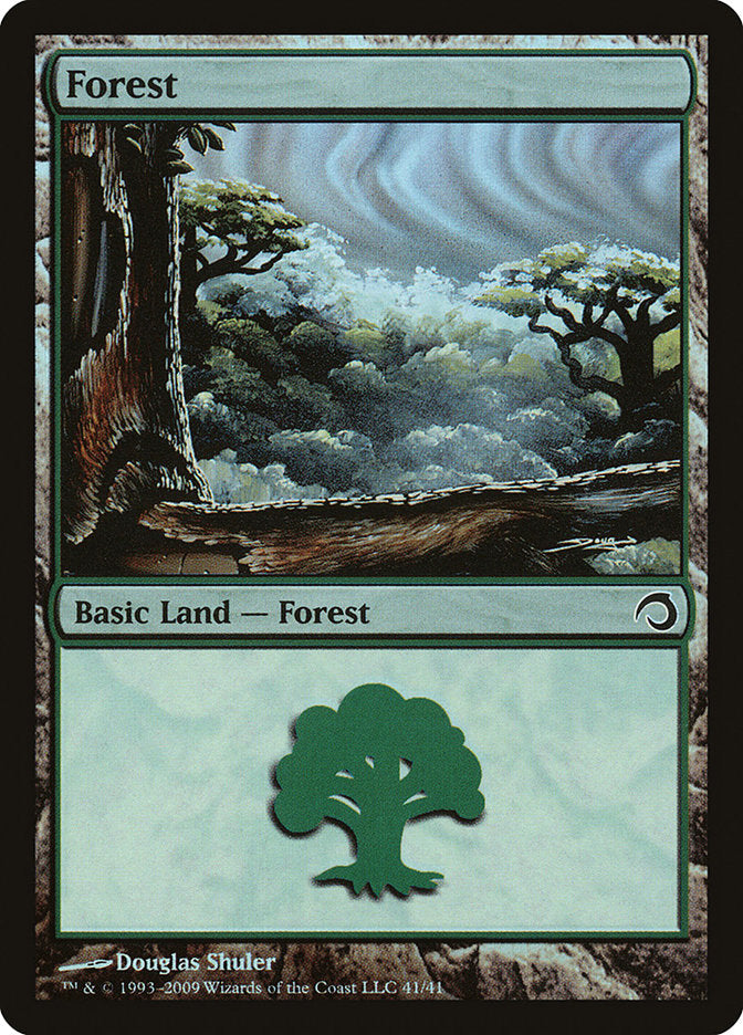 Forest (41) [Premium Deck Series: Slivers] Magic: The Gathering