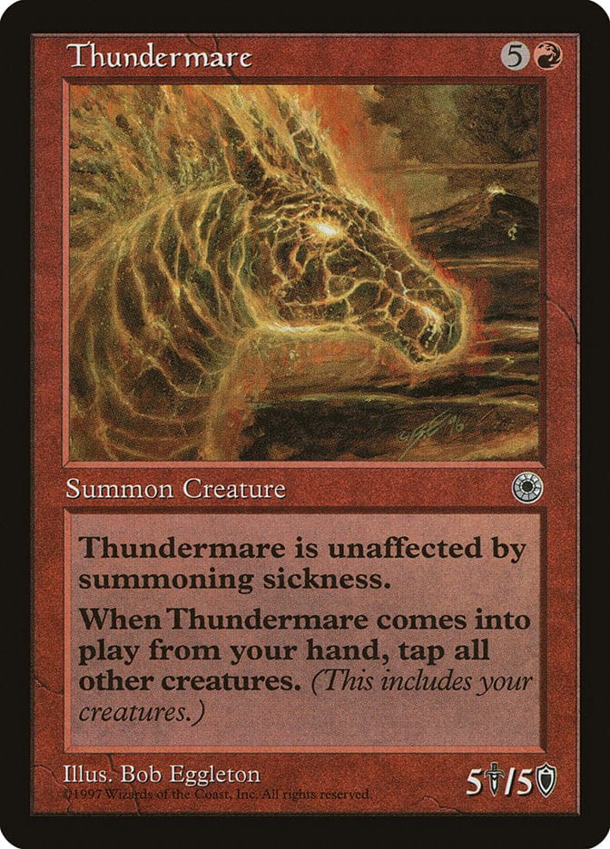 Thundermare [Portal] Magic: The Gathering
