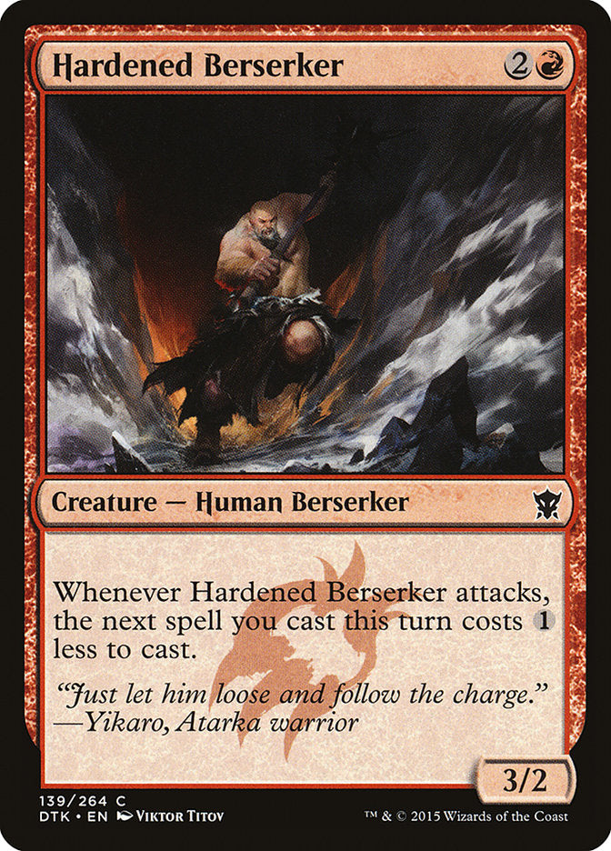 Hardened Berserker [Dragons of Tarkir] Magic: The Gathering