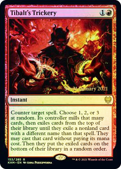 Tibalt's Trickery [Kaldheim Prerelease Promos] Magic: The Gathering