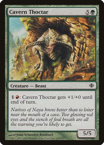 Cavern Thoctar [Shards of Alara] Magic: The Gathering