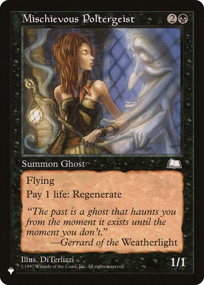 Mischievous Poltergeist [The List] Magic: The Gathering