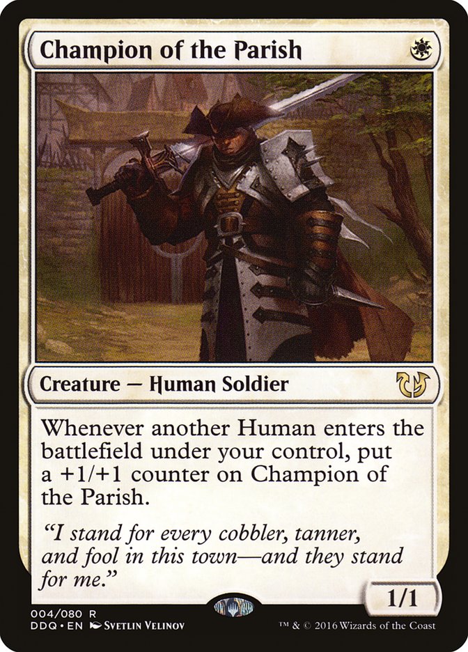 Champion of the Parish [Duel Decks: Blessed vs. Cursed] Magic: The Gathering