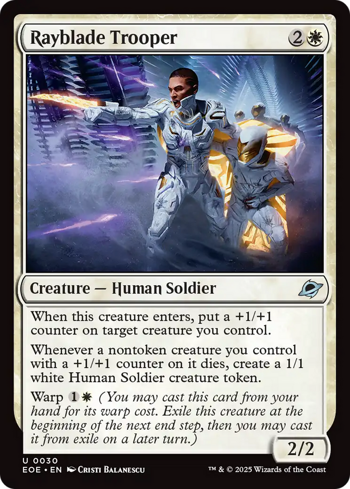 Rayblade Trooper [Edge of Eternities] Magic: The Gathering