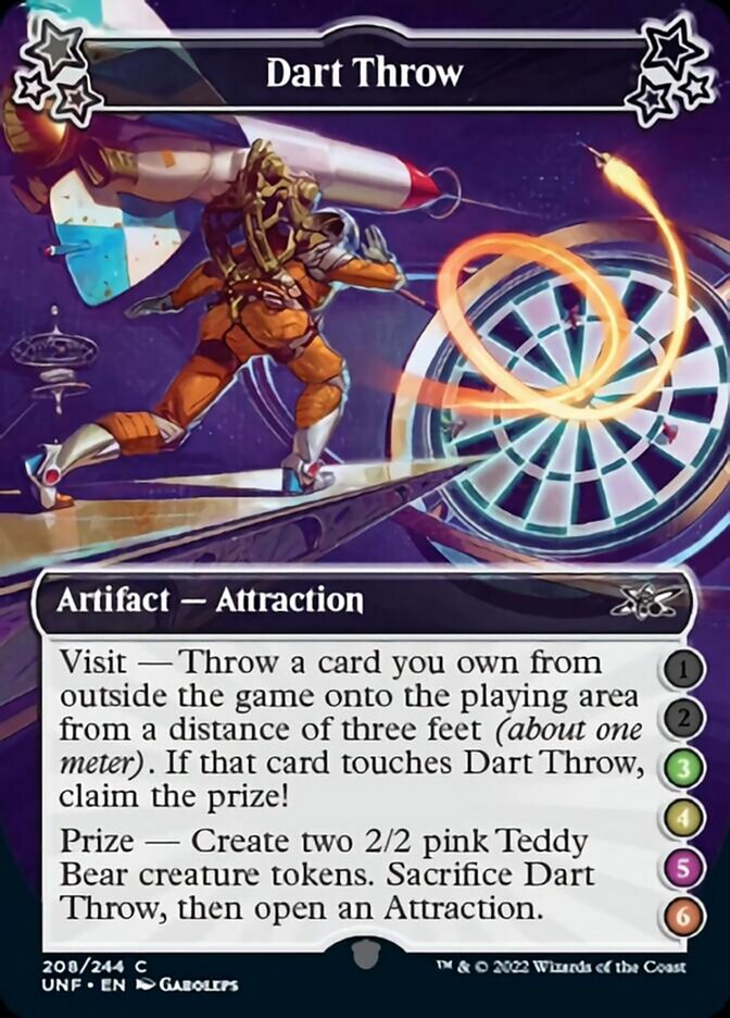 Dart Throw (3-4-5-6) [Unfinity] Magic: The Gathering