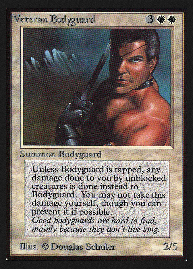 Veteran Bodyguard [Collectors' Edition] Magic: The Gathering